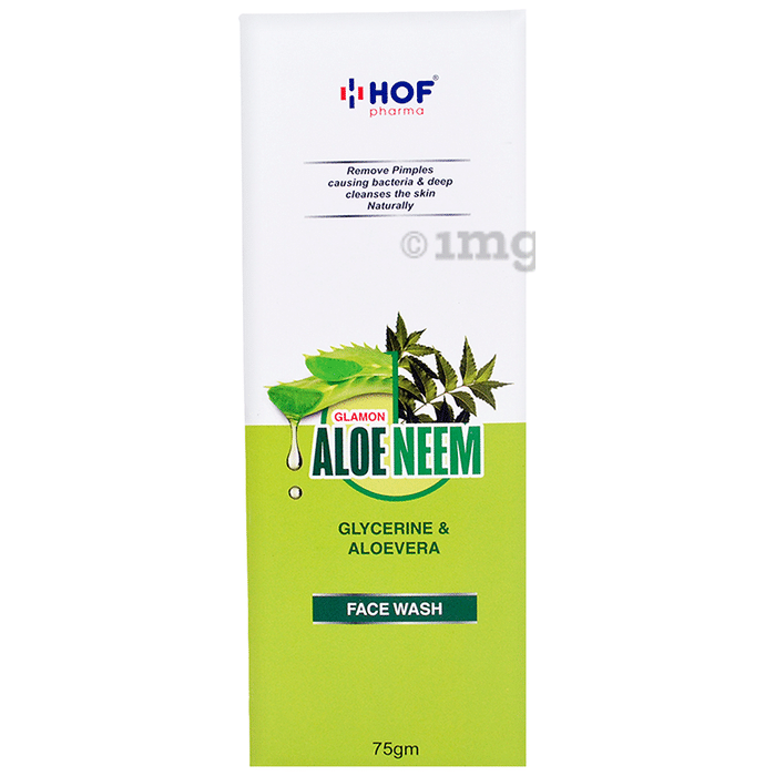 HOF Pharma Glamon Aloe Neem Glycerine & Aloevera Face Mask