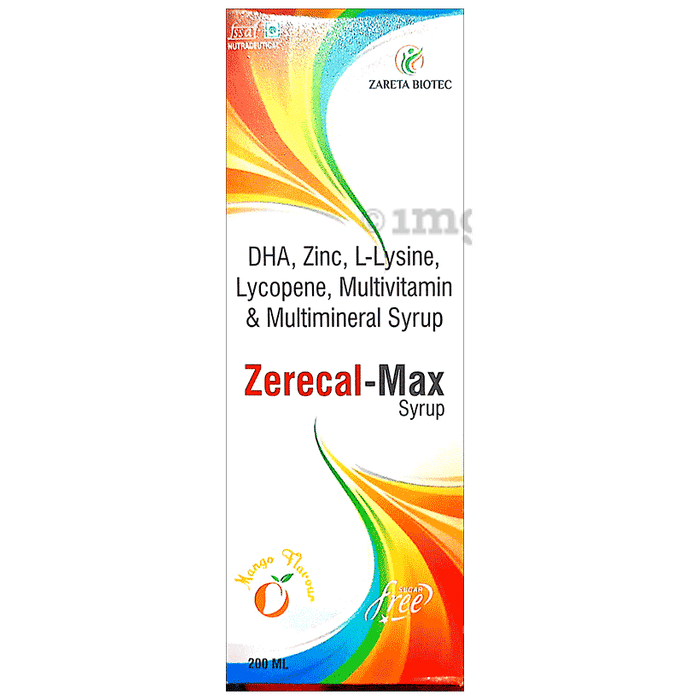 Zerecal-Max Syrup Mango Sugar Free