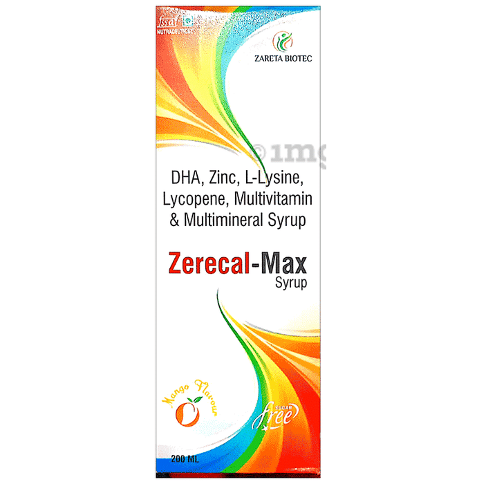 Zerecal-Max Syrup Mango Sugar Free