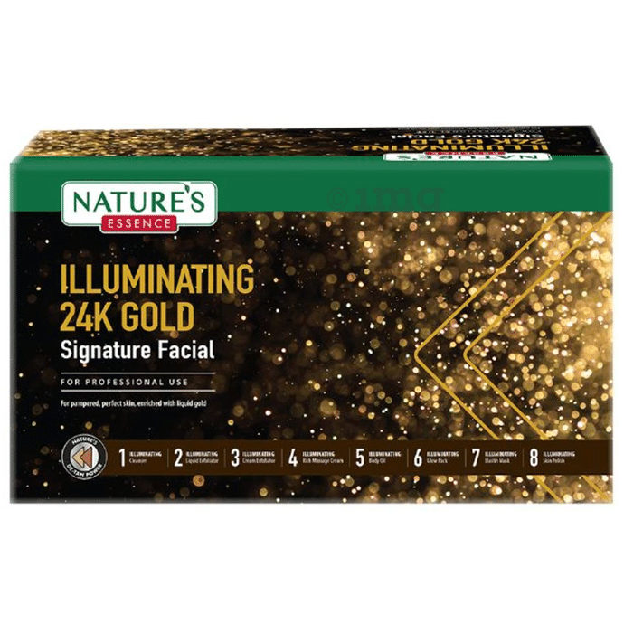 Nature's Essence Illuminating 24k Gold Signature facial Kit