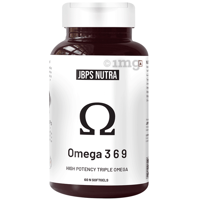 JBPS Nutra Omega 3 6 9 High Potency Triple Omega Capsule