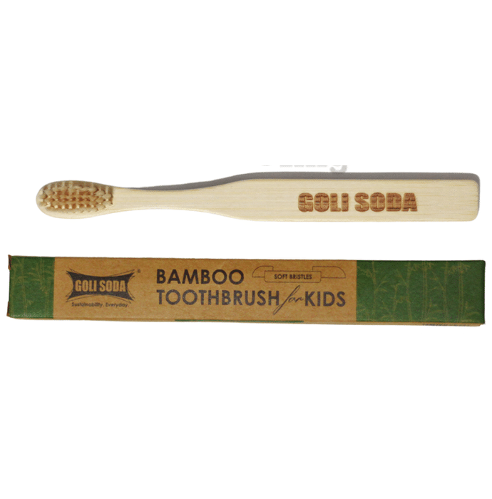 Goli Soda Bamboo Toothbrush for Kids