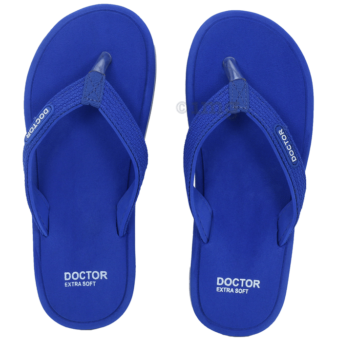 Doctor Extra Soft D 14 House Slipper for Women's Blue  8