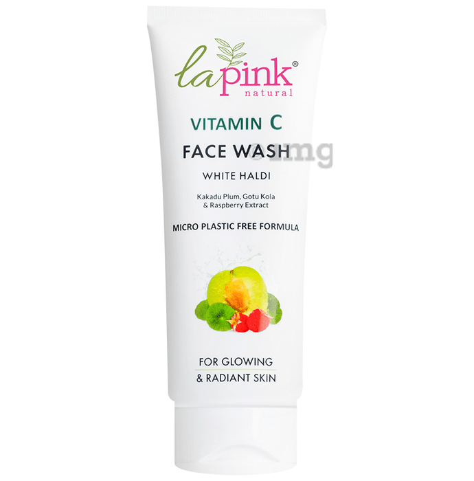 La Pink Vitamin C White Haldi  Face Wash