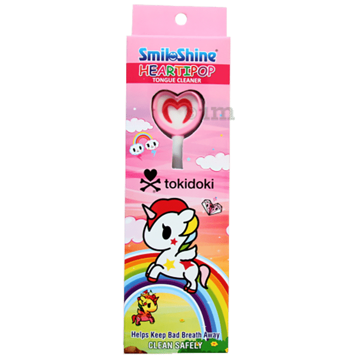 Smiloshine Heartipop Tongue Cleaner for Kids