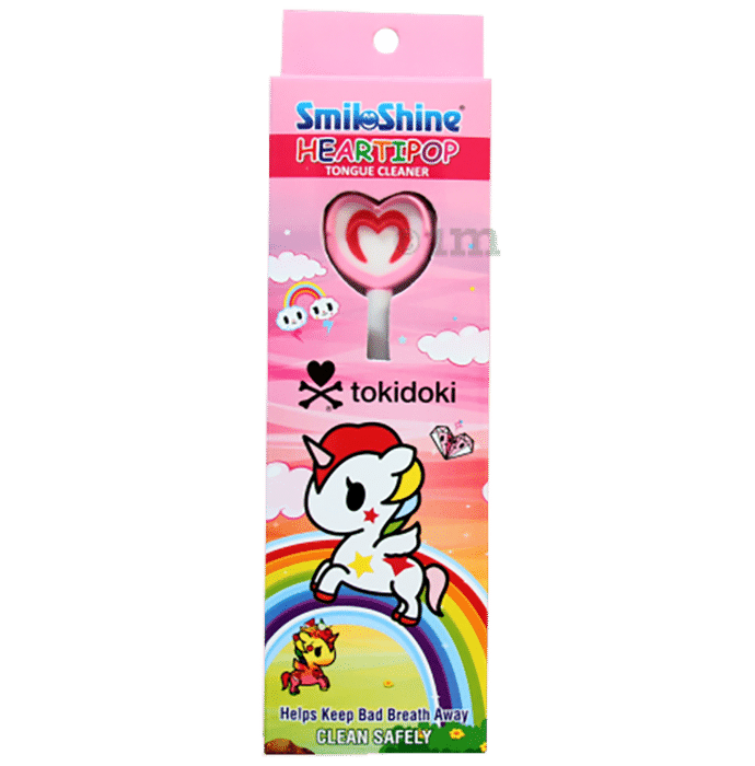 Smiloshine Heartipop Tongue Cleaner for Kids