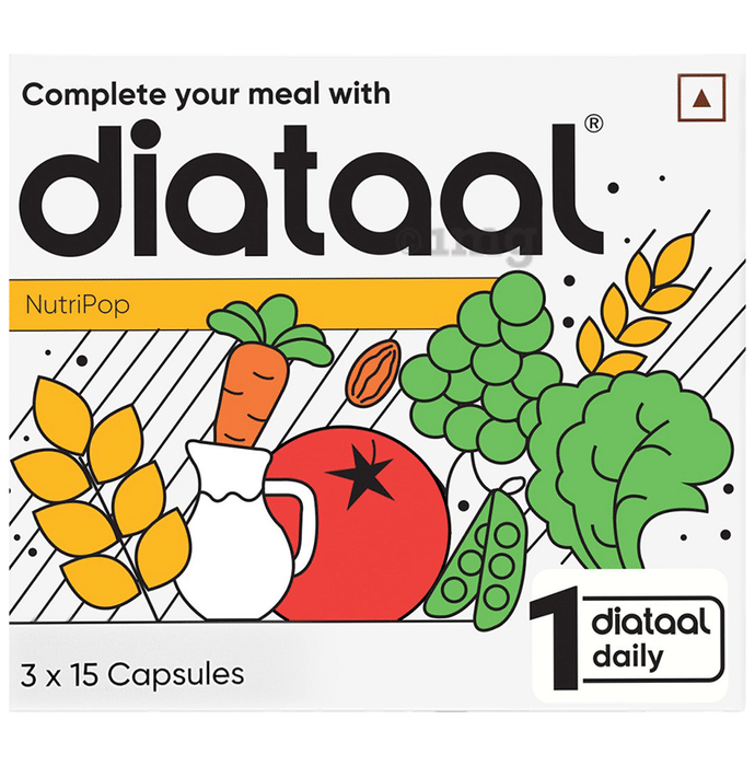 Diataal Multivitamin Capsule for Hair & Skin Energy | Immunity For Fitness & Wellness | for Men, Women & Kids |