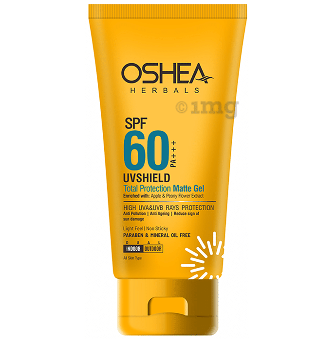 Oshea Herbals Uv Shield Total Protection Matte Gel SPF 60 PA+++