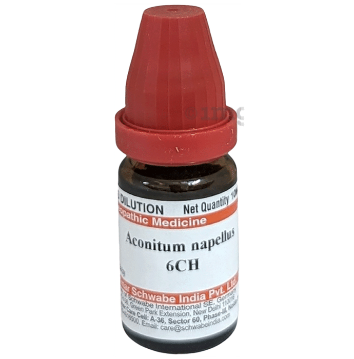 Dr Willmar Schwabe India Aconitum Napellus Dilution 6 CH