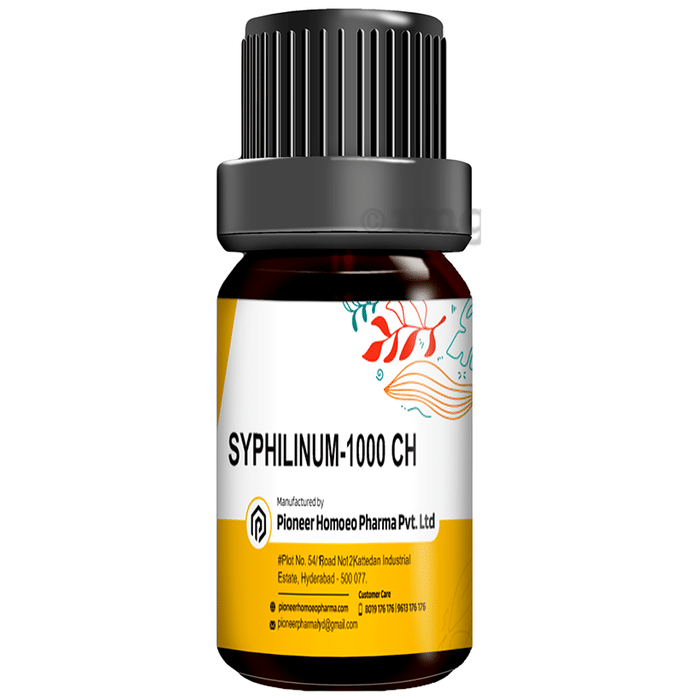 Pioneer Pharma Syphilinim Globules Pellet Multidose Pills 1000 CH