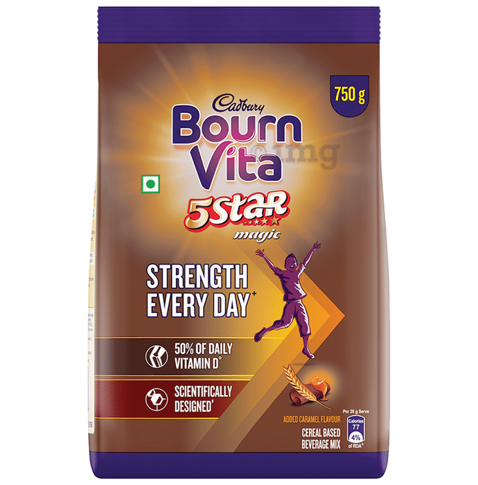 Cadbury Bournvita 5 Star Magic with Vitamin D | Powder for Strength