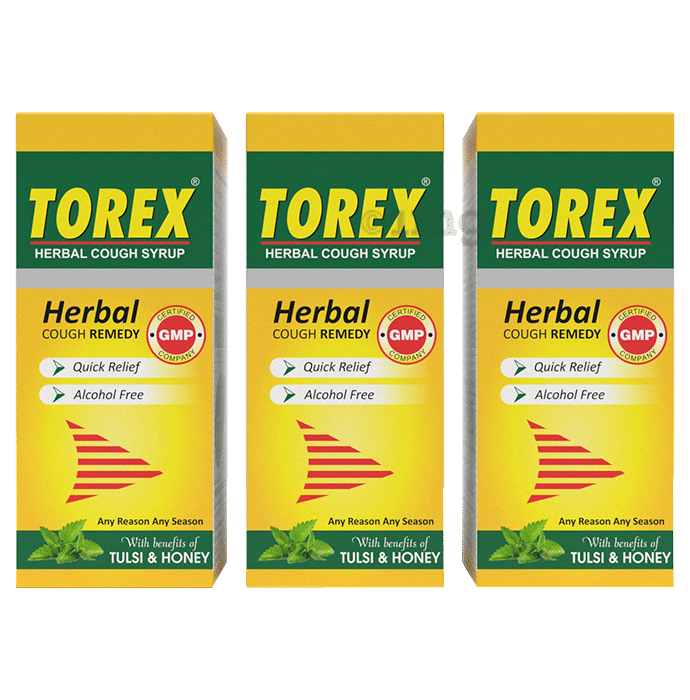 Torex Herbal Cough Syrup (100ml Each)
