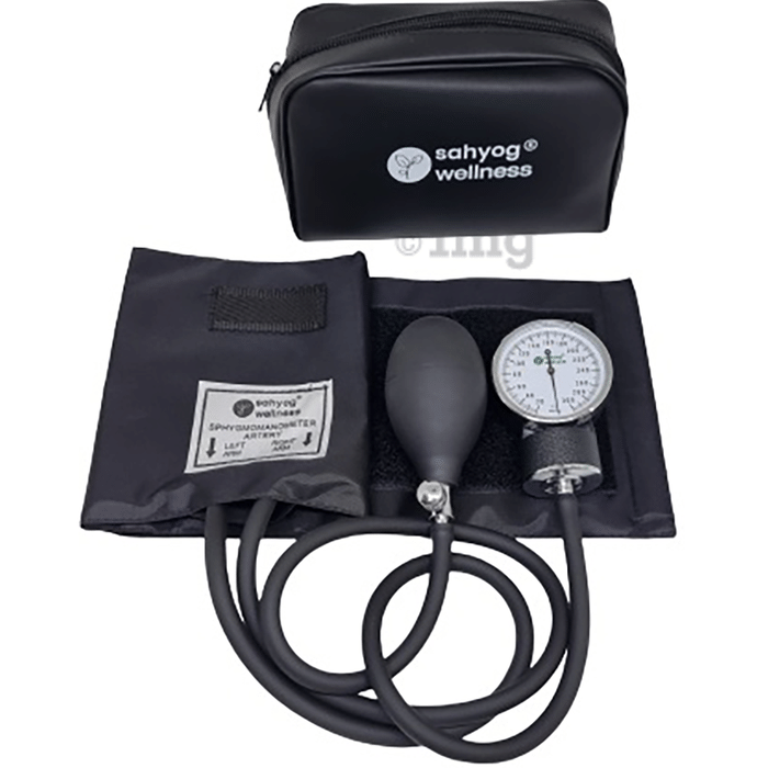 Sahyog Wellness Aneroid Sphygmomanometer Black