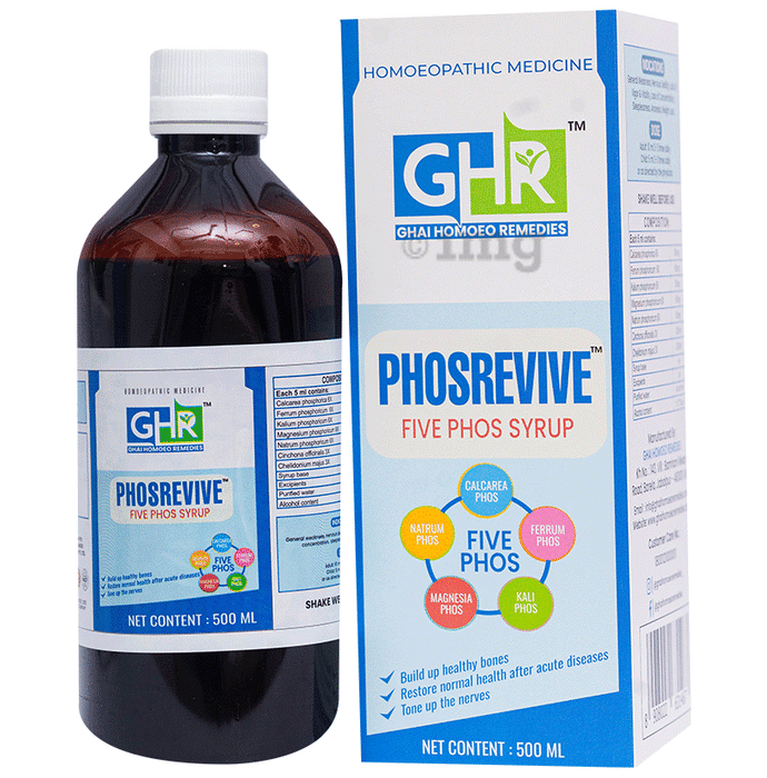 Ghai Homoeo Remedies Phosrevive Syrup