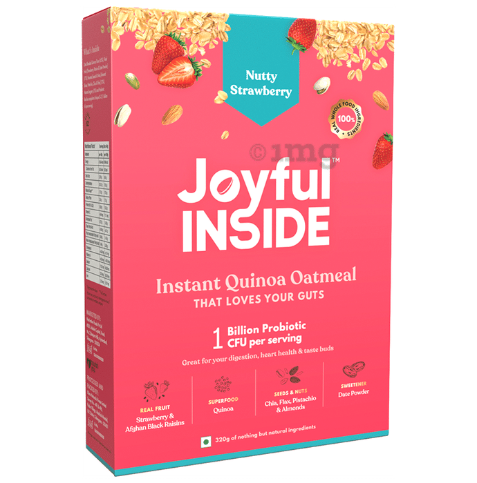 Joyful Inside Instant Quinoa Oatmeal Nutty Strawberry