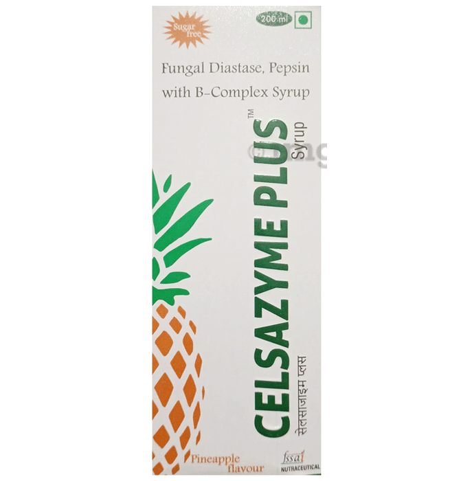 Celsazyme Plus Pineapple Sugar Free Syrup