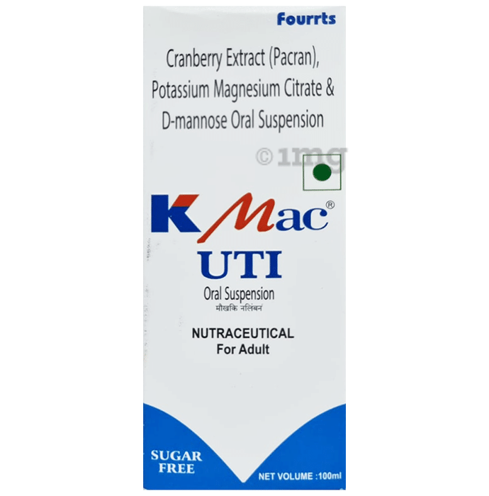 K Mac Uti Oral Suspension Nutraceutical For Adult Sugar Free