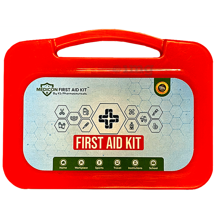 Medicon First Aid Kit Red Small