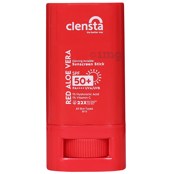 Clensta Red Aloe Vera SPF 50 Sunscreen Stick PA++++