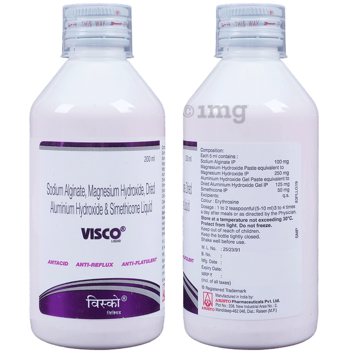 Visco Antacid, Anti-Reflux & Anti-Flatulent Liquid