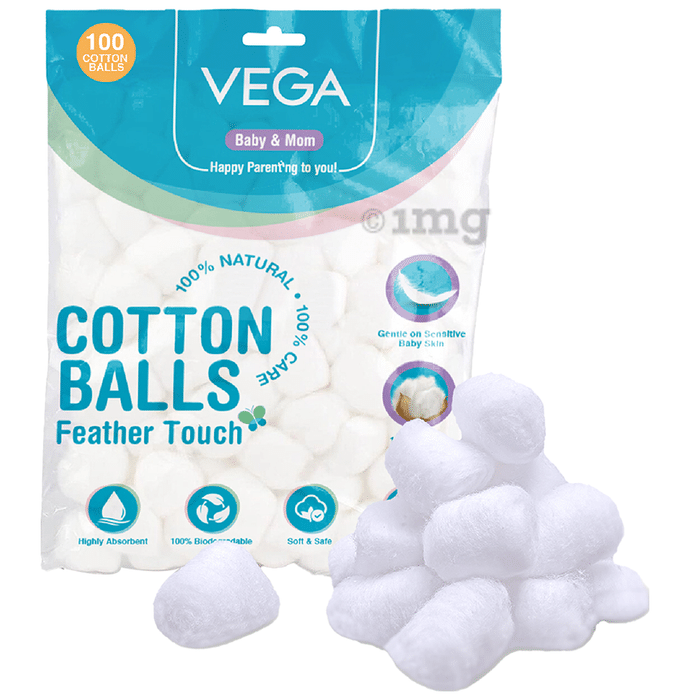 Vega Baby & Mom Cotton balls