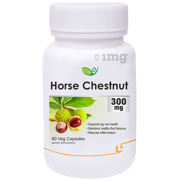 Biotrex Horse Chestnut 300 mg Veg Capsule Buy bottle of 60.0 vegicaps