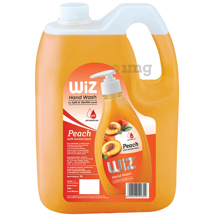 Wiz pH Balanced Hand Wash Refill Pack  (5L Each) Peach