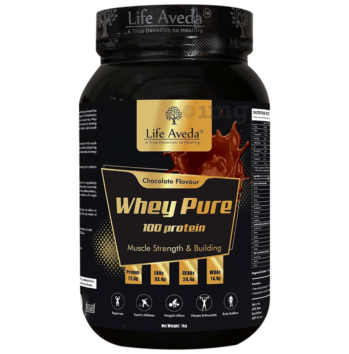 Life Aveda Whey Pure 100 Protein Powder Chocolate