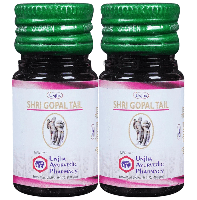 Unjha Shri Gopal Tail (15 ml Each)
