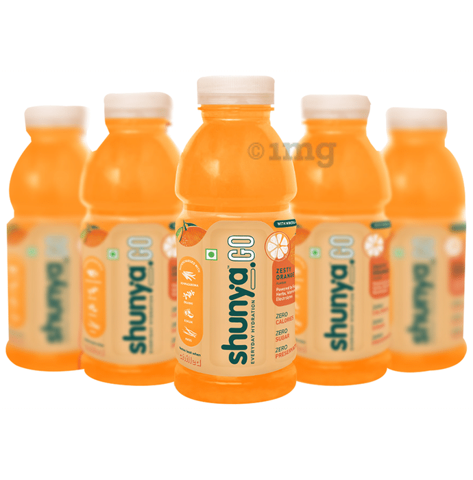 Shunya Go Everyday Hydration Drink (300ml Each) Zesty Orange