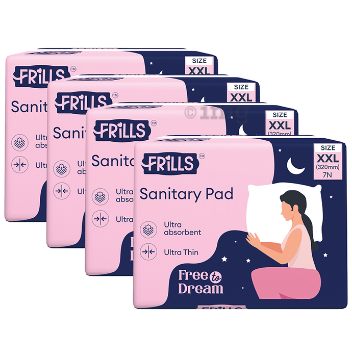 Frills Free to Dream Sanitary Pad (7 Each) XXL