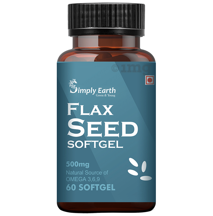 Simply Earth Flax Seeds Softgels