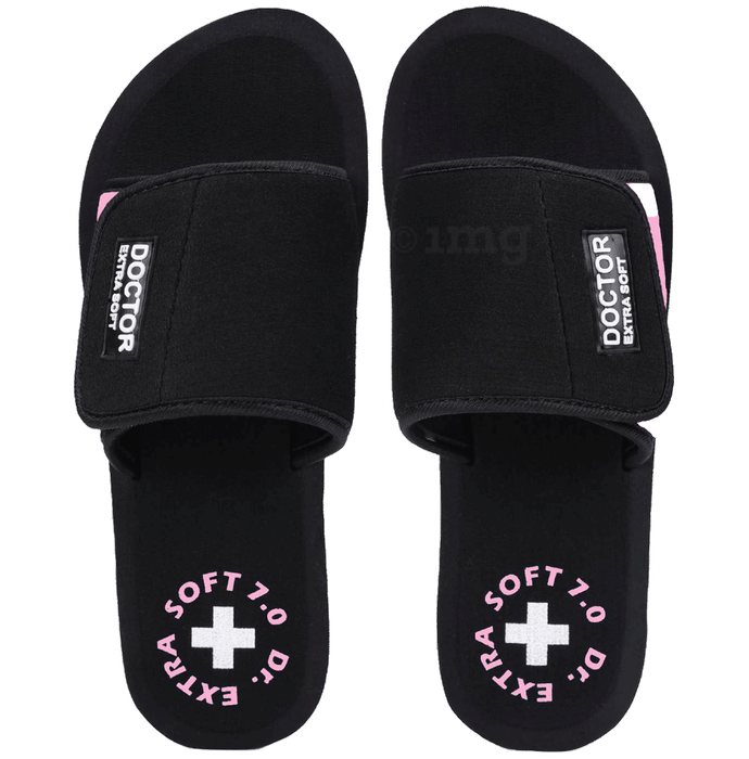 Doctor Extra Soft D-52 Flipflops and House Slippers for Women’s Pink  8