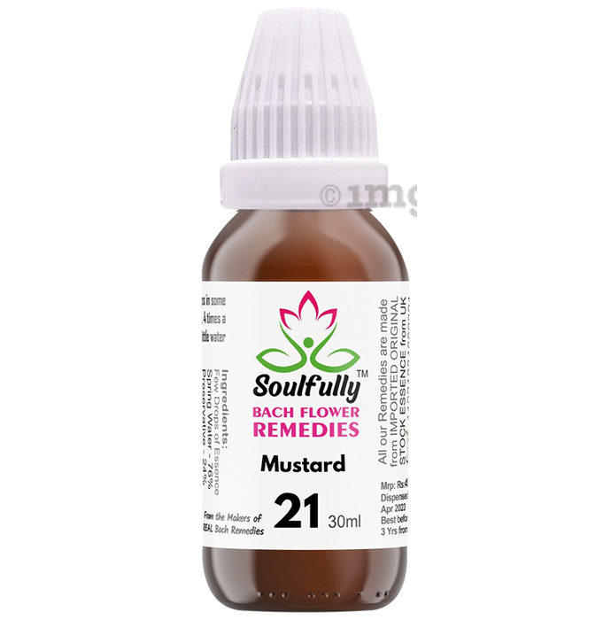 Soulfully Mustard Bach Flower Remedies Drops Buy bottle of 30.0 ml