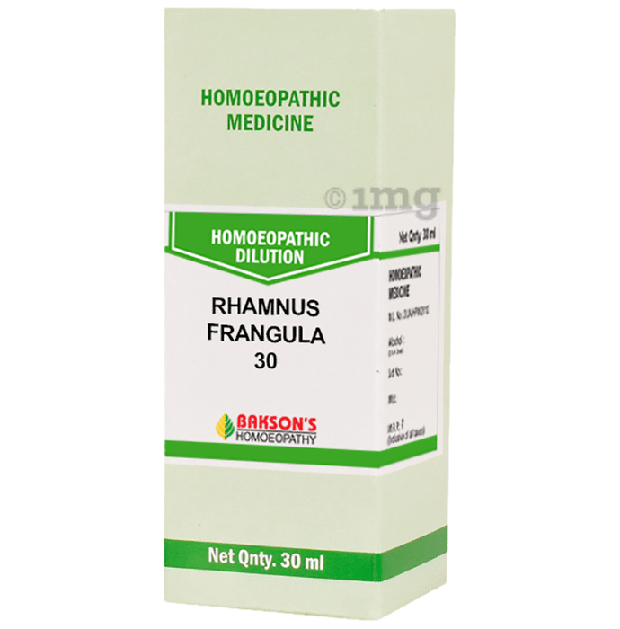 Bakson's Homeopathy Rhamnus Frangula Dilution 30