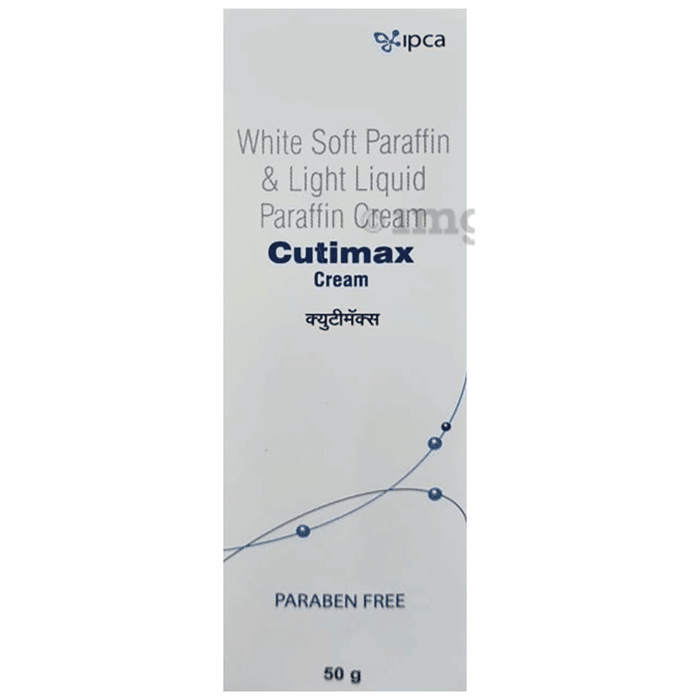 Cutimax Cream with Soft Paraffin & Light Liquid Paraffin | For Dry Skin & Eczema Relief