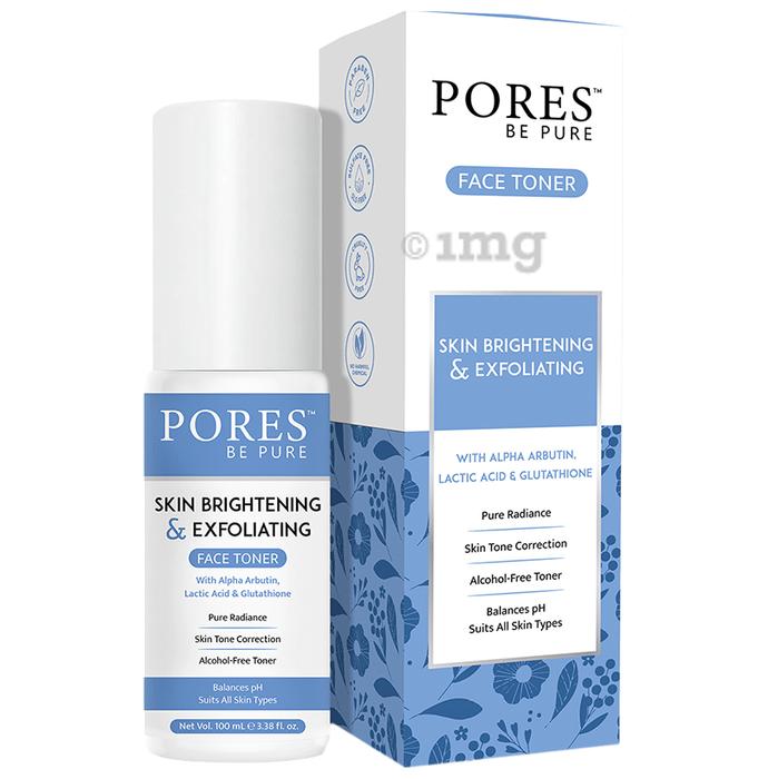 Pores Be Pure Skin Brightening & Exfoliating Face Toner