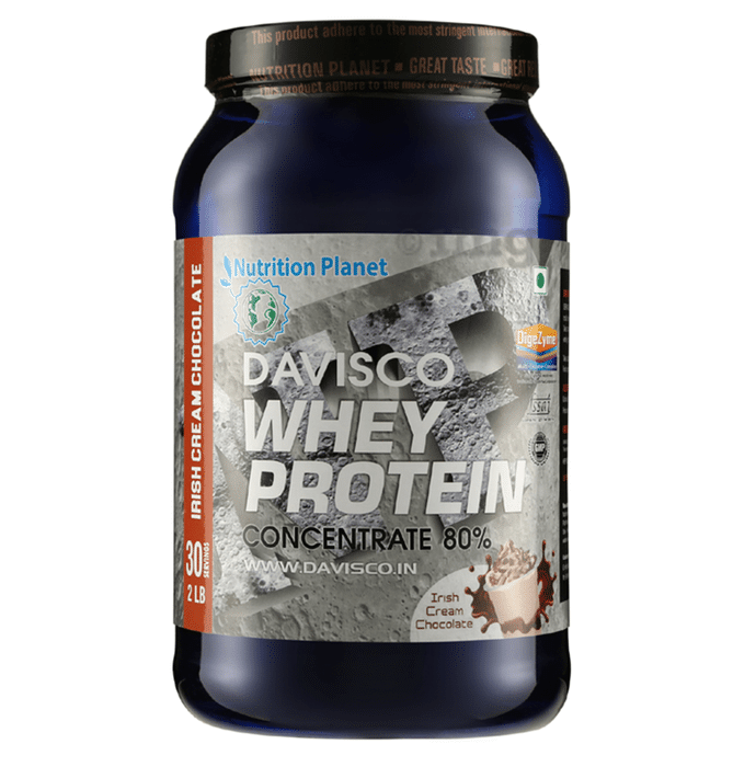 Nutrition Planet Davisco Whey Protein Concentrate 80% Powder Irish Cream Chocolate