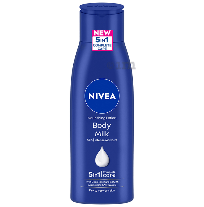 Nivea 5 in 1 Complete Care Nourishing Lotion Body Milk | For Dry to Very Dry Skin