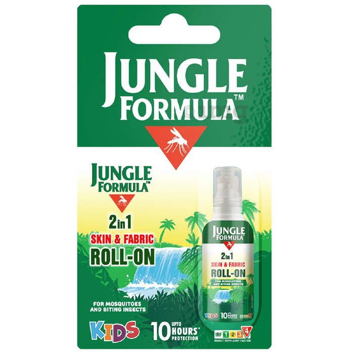 Jungle Formula Skin & Fabric 2 in 1 Kids Roll-On