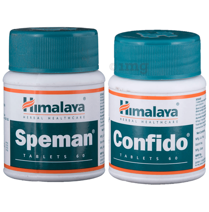 Himalaya Combo Pack of Confido Tablet & Speman Tablet (60 Each)