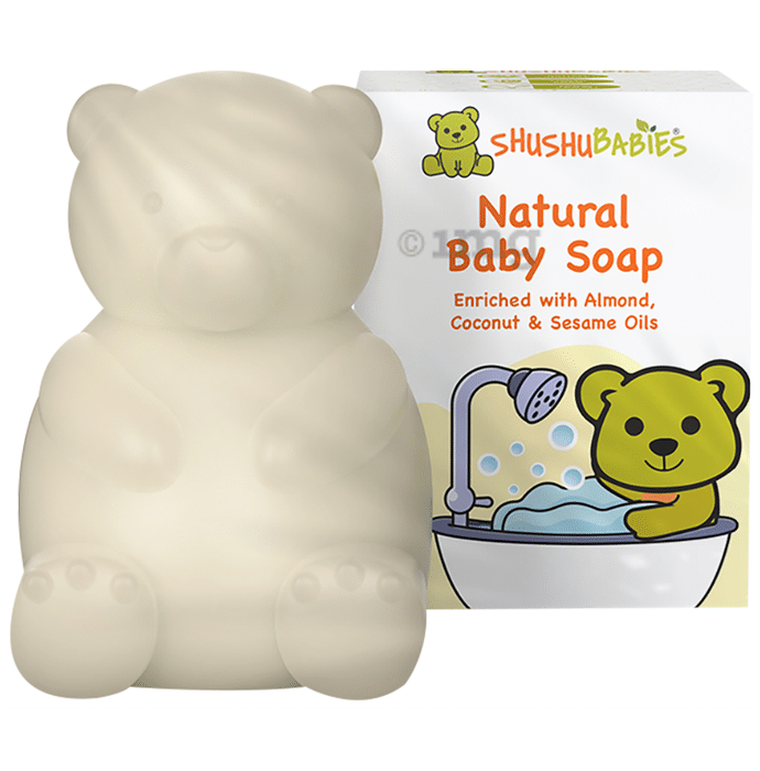 ShuShu Babies Natural Baby Soap Bear (75gm  Each)