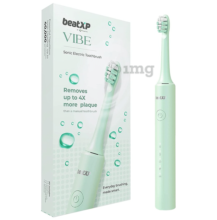 beatXP Vibe Sonic Electric Toothbrush Green