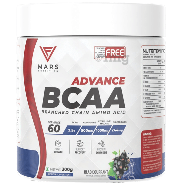 Mars Nutrition Advance BCCA Branched Chain Amino Acid Black Currant