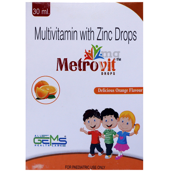 Metrovit Oral Drops Delicious Orange