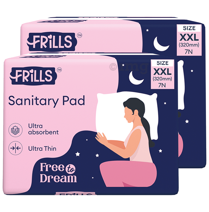 Frills Free to Dream Sanitary Pad (7 Each) XXL