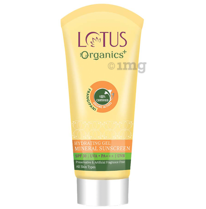 Lotus Organics+ Hydrating Gel Mineral Sunscreen SPF 30 PA+++
