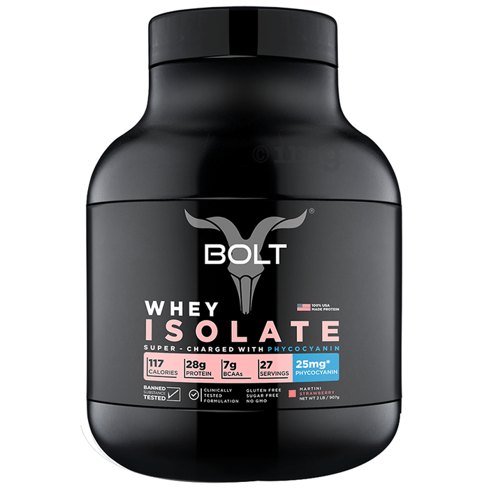 Bolt Whey Isolate Powder Martani Strawberry