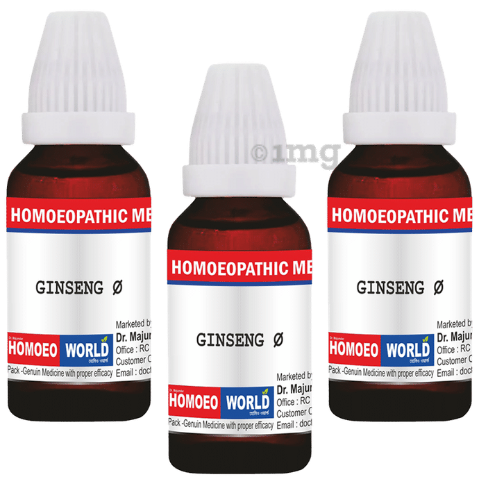 Dr. Majumder Homeo World Ginseng Mother Tincture (30ml Each) Q