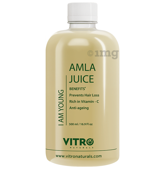 Vitro Naturals I Am Young Amla Juice Prevents Hair Loss, Anti-ageing